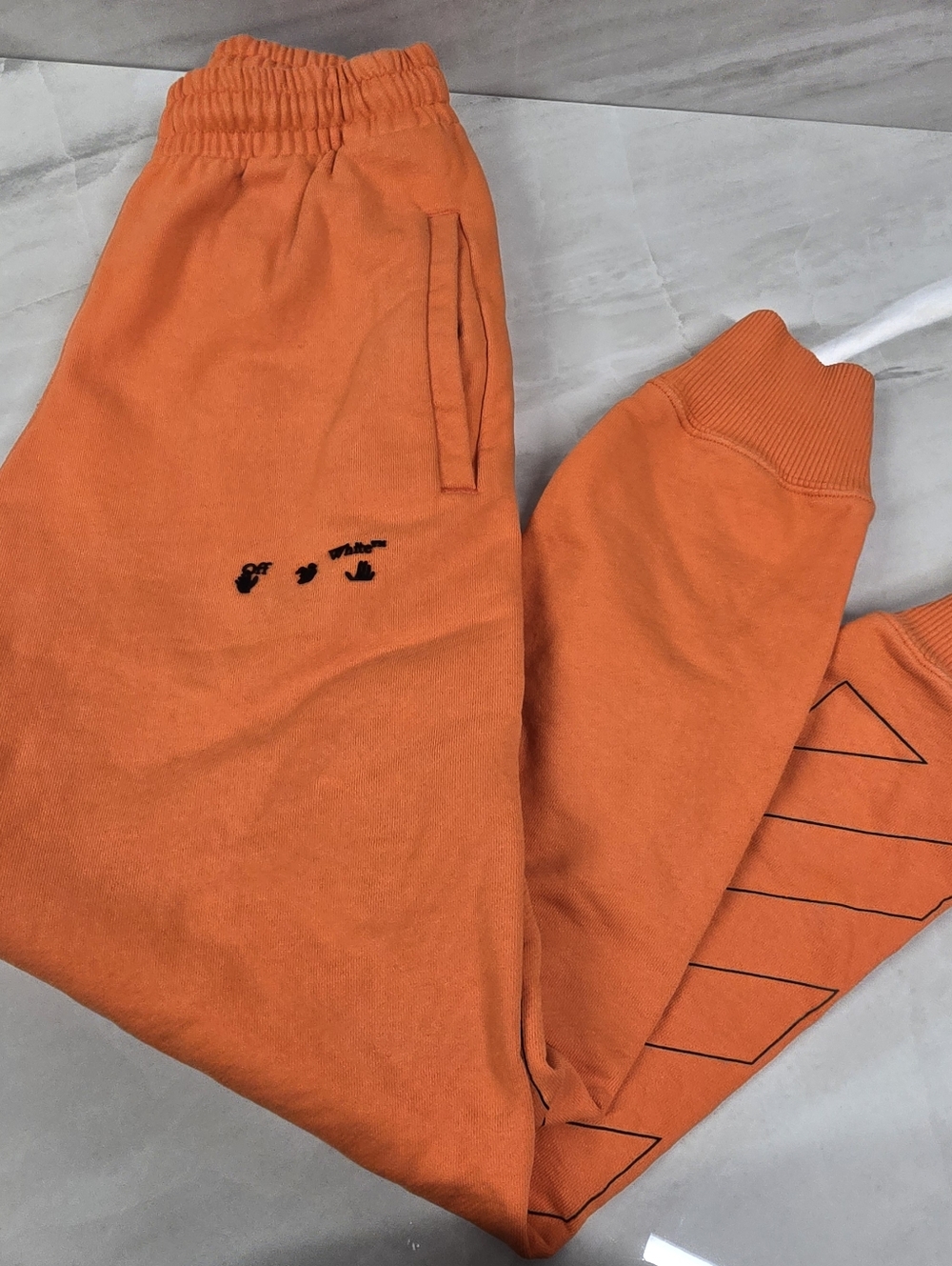 Off-White Orange Logo Sweatpants